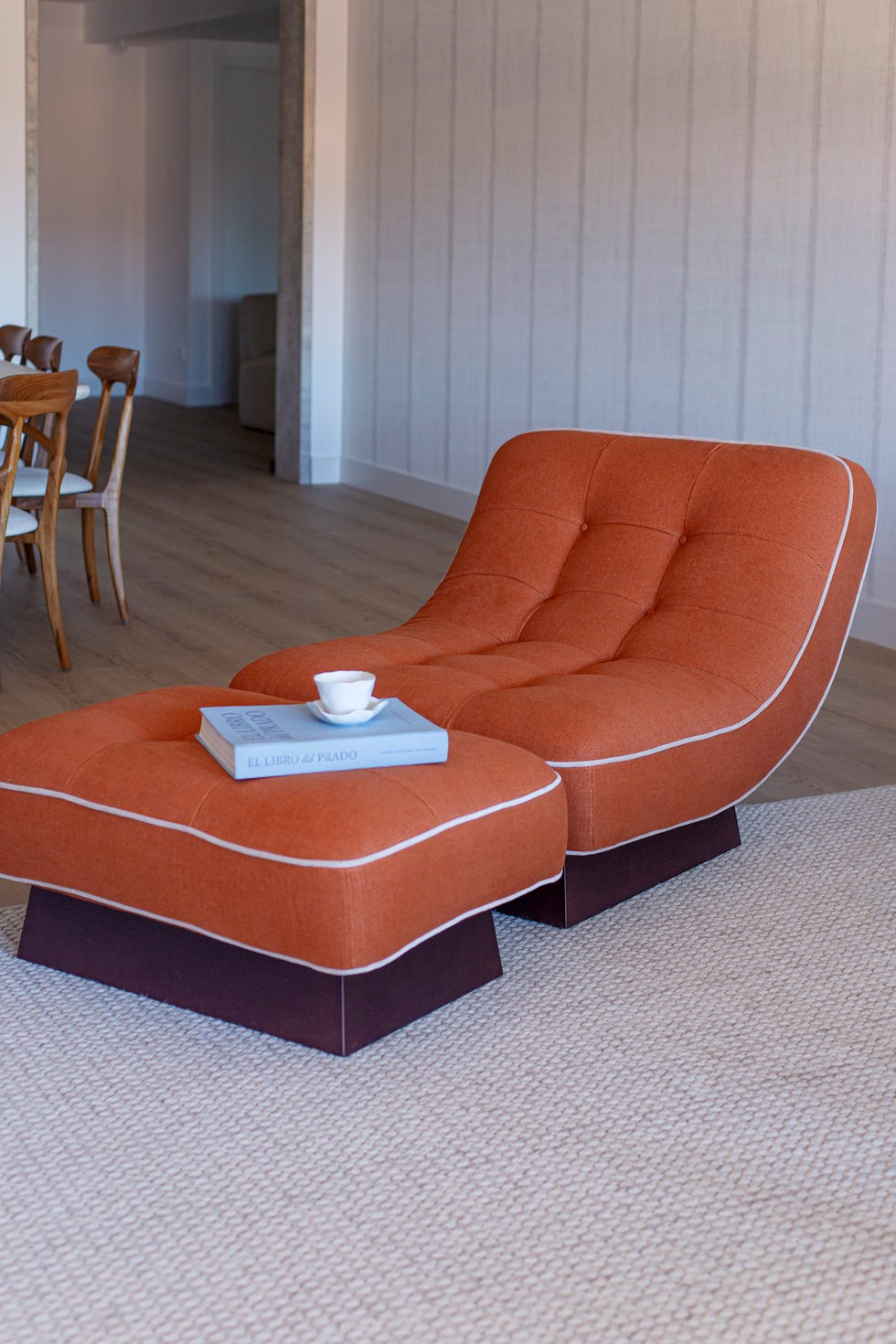 chaise longue en color caldera