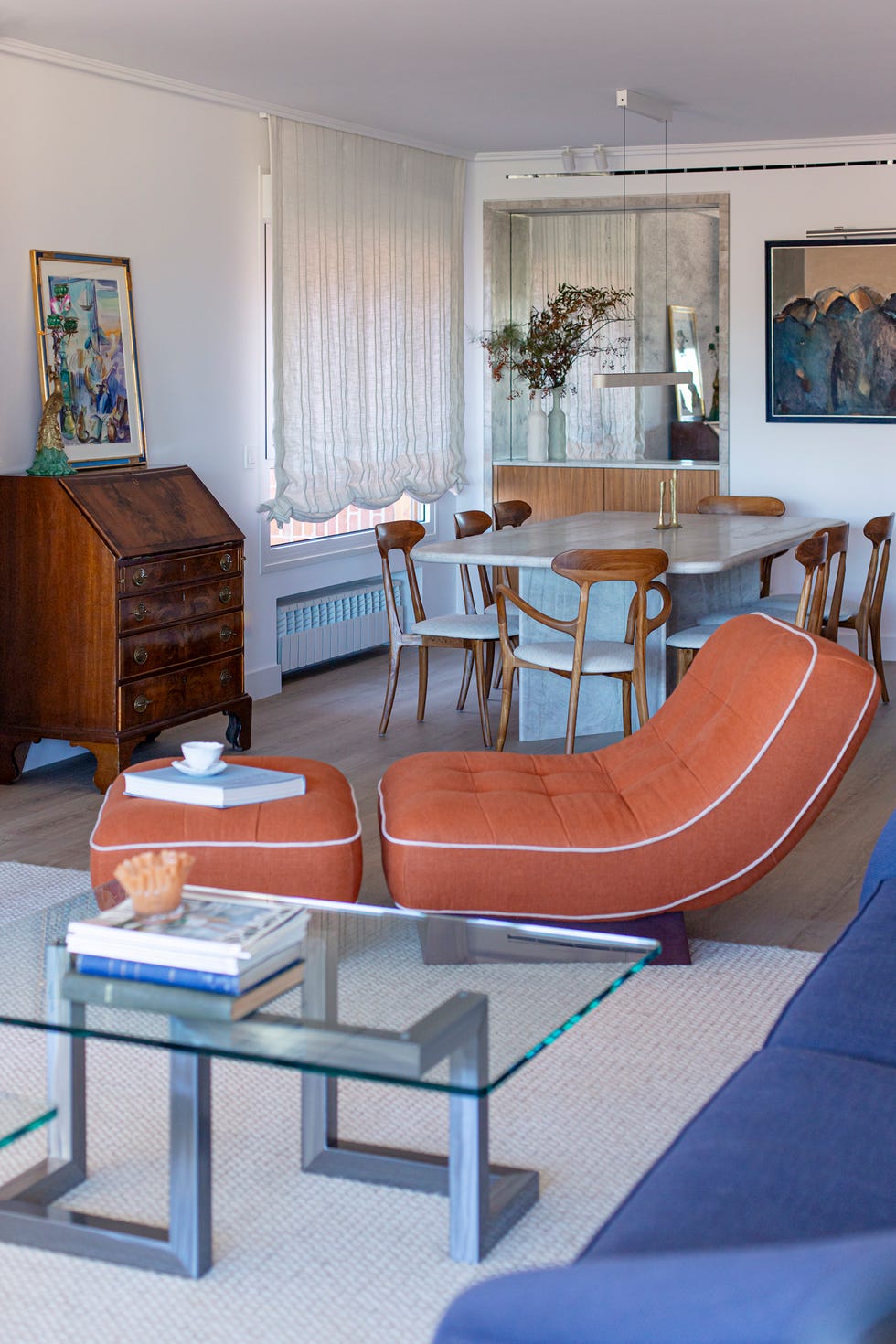 chaise longue en color caldera