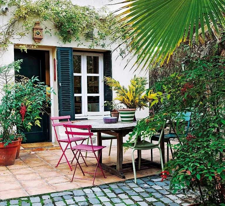 Inspiración para terraza y jardín: comedores para exterior 