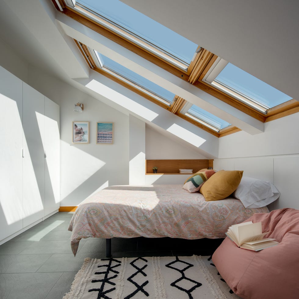 dormitorio abuhardillado