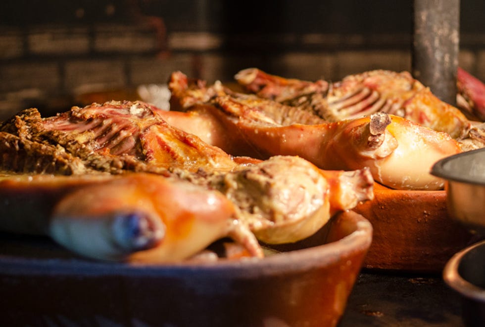 asado del restaurante casa fermín, oviedo
