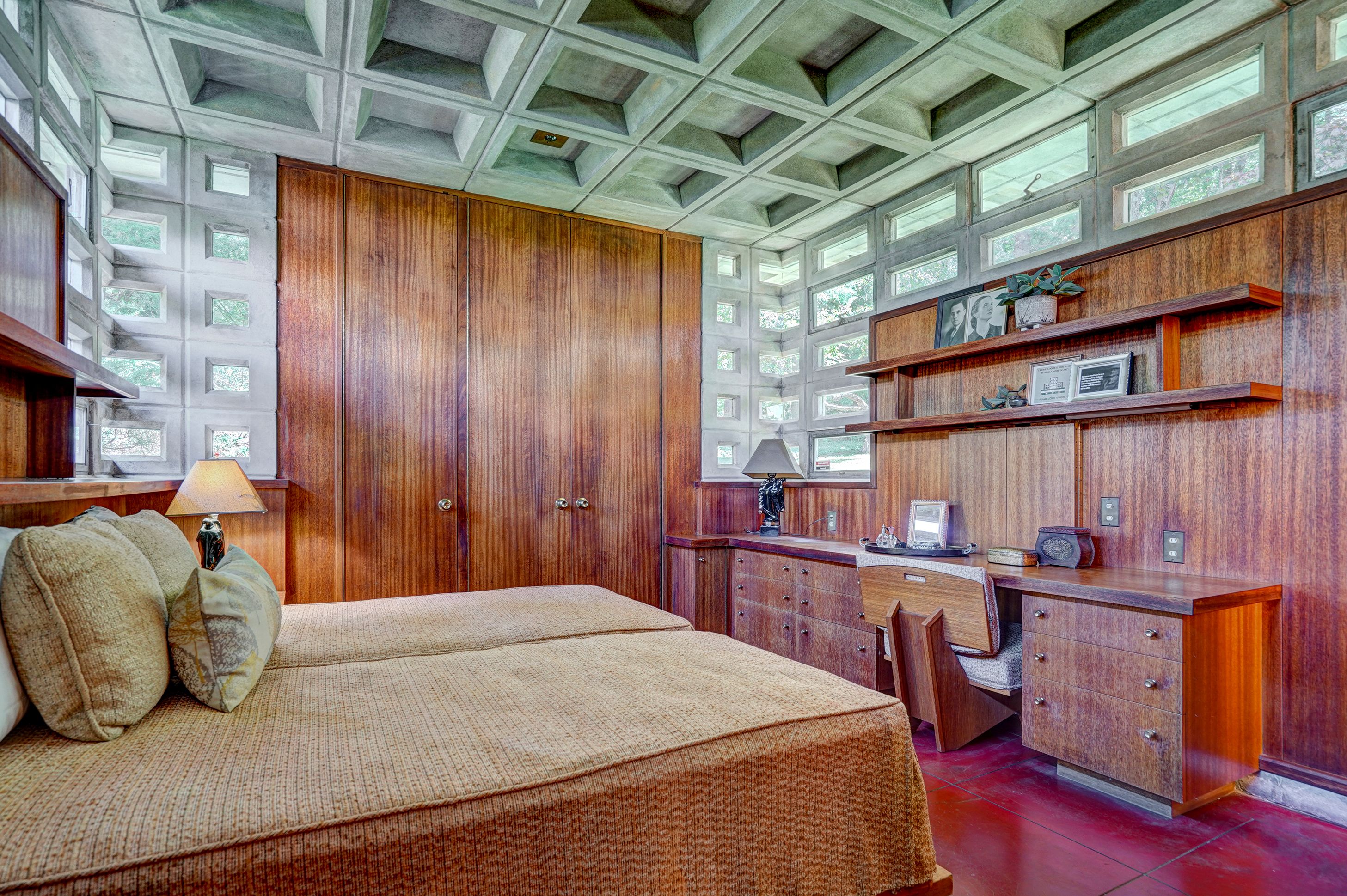 Camera da letto di Frank Lloyd Wright