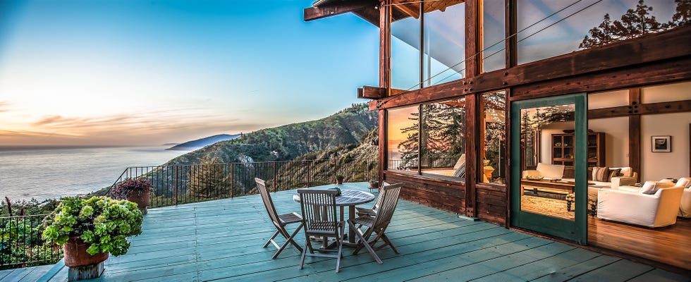 Casa con vistas al mar en California