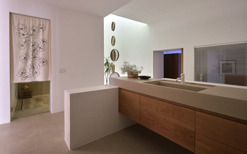 baño de estilo japonés