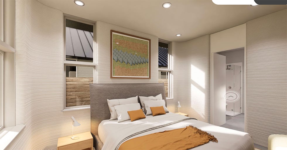 la primera urbanización construida con casas impresas 3d