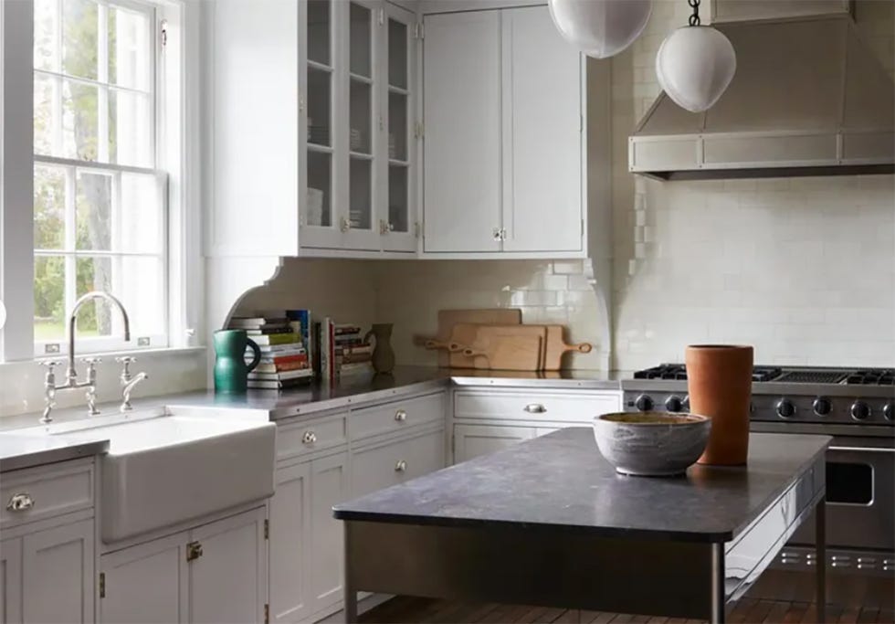 cocina de la casa donde veraneaba jackie kennedy cuando era niña