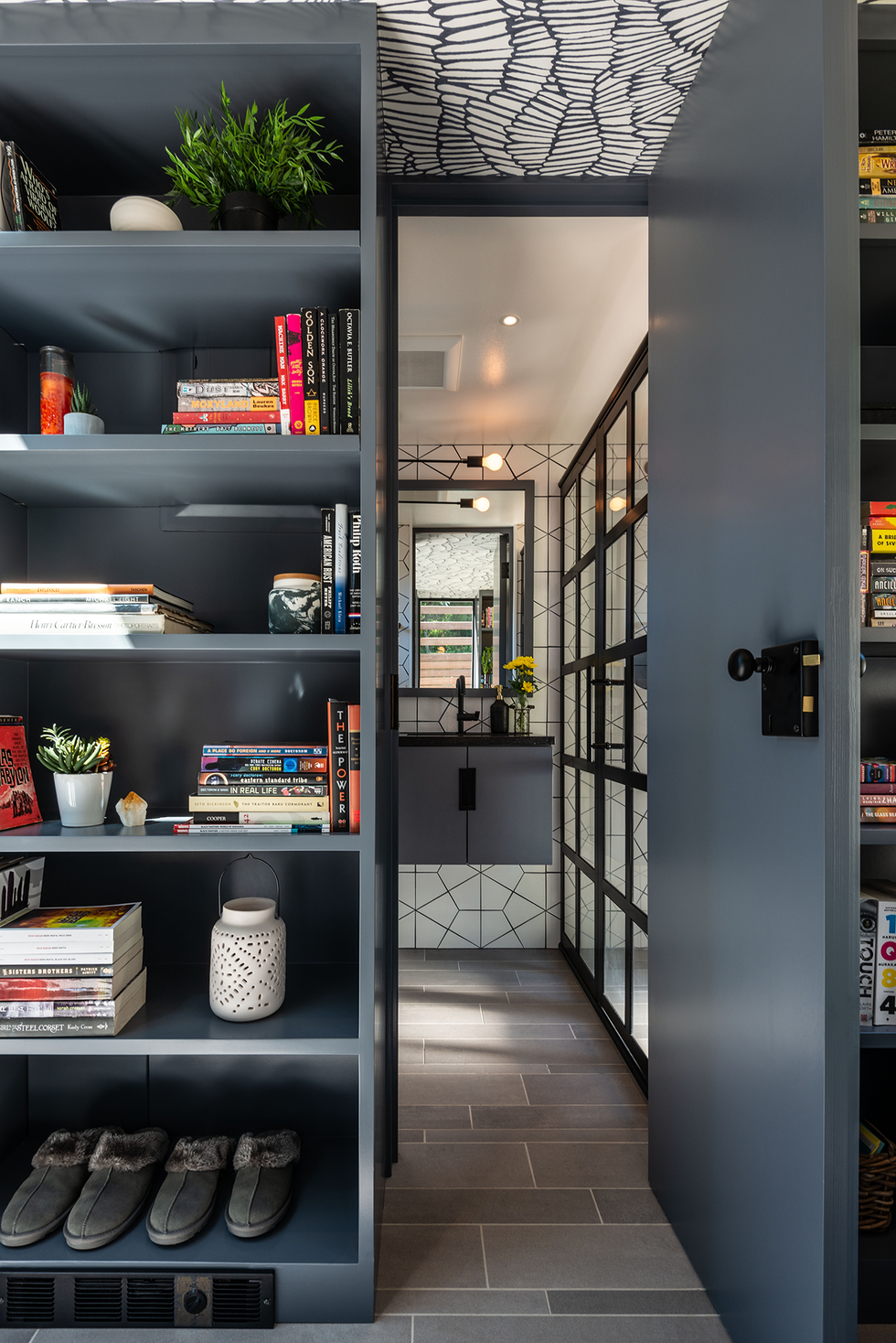 Casa modular en el jardín