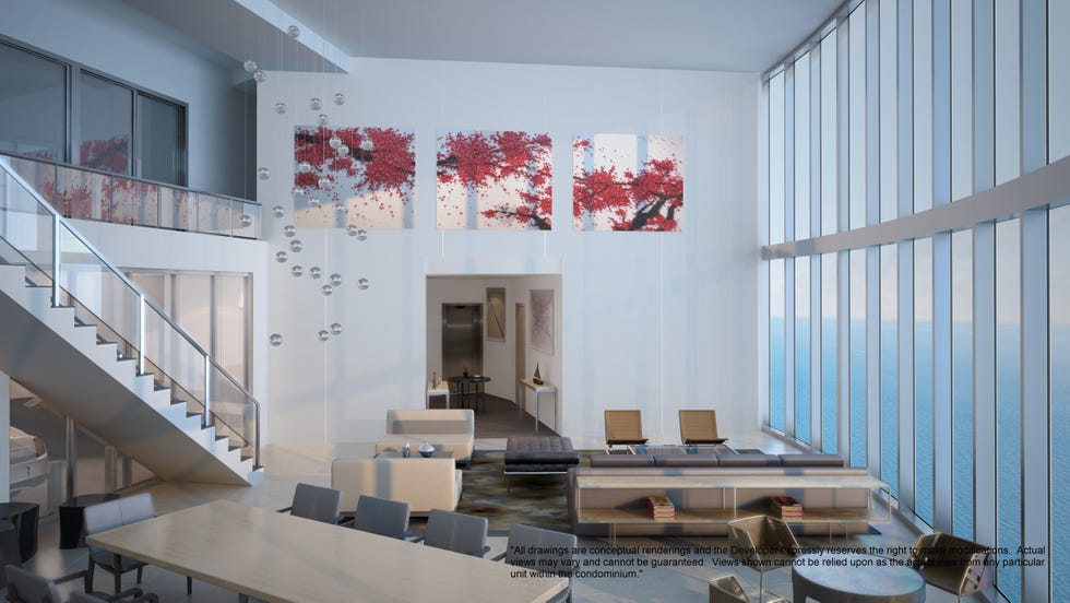 La casa de Leo Messi en Porsche Design Tower