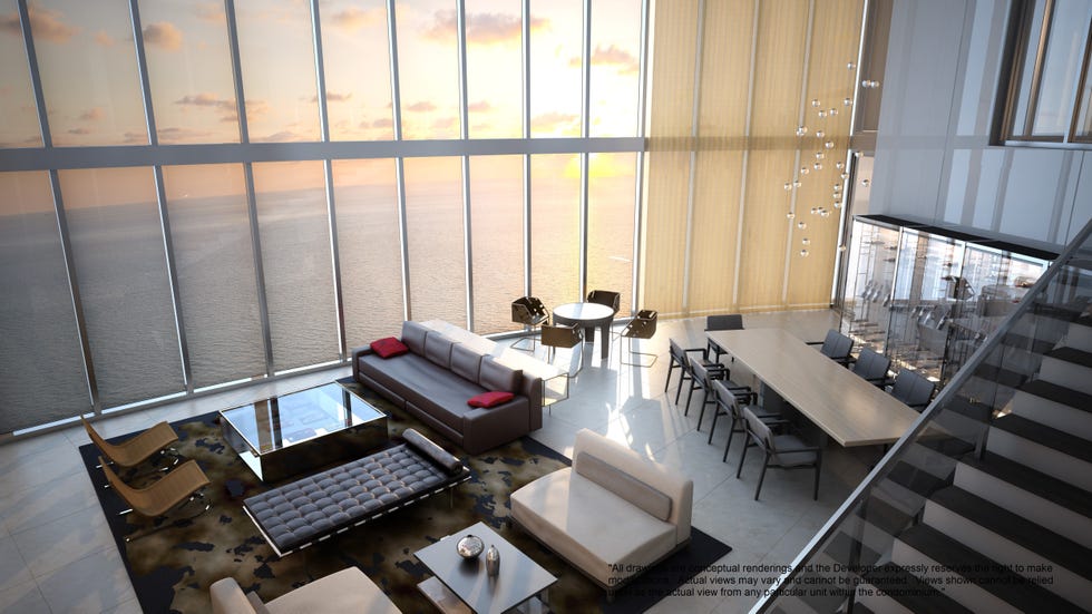 La casa de Leo Messi en Porsche Design Tower