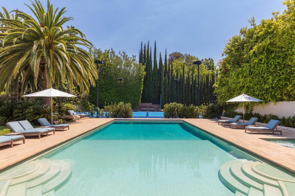 La casa de Madonna en Beverly Hills: piscina