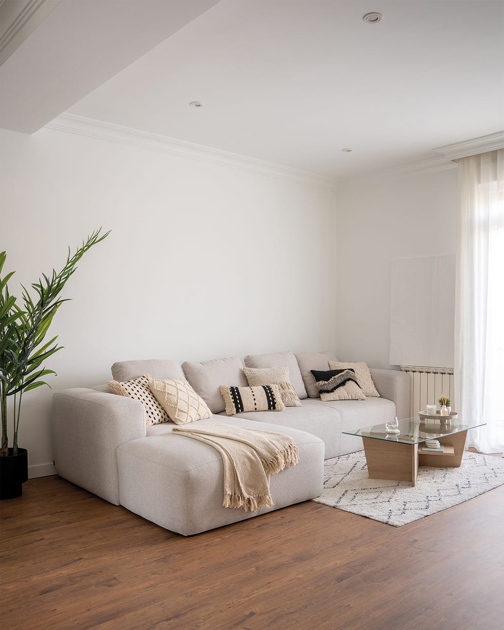 casa de dulceida en madrid, salón decorado por kave home
