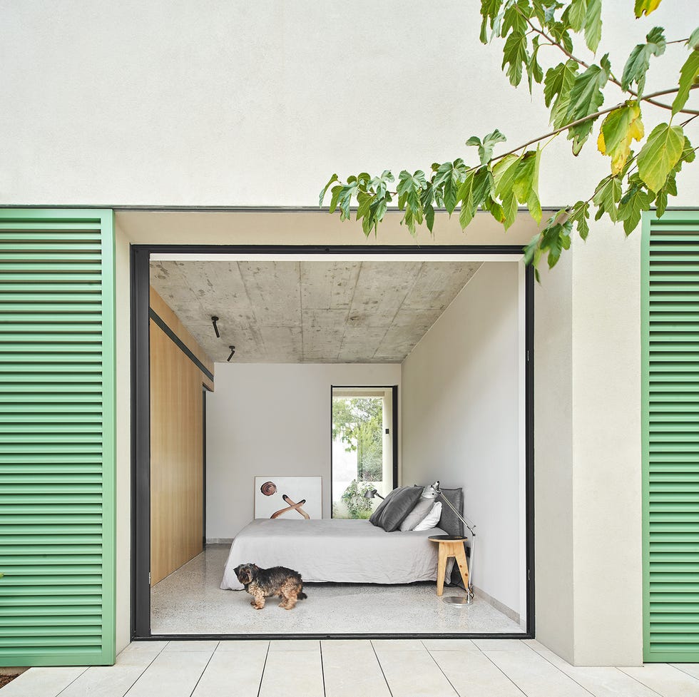 casa mallorca moderna patio piscina