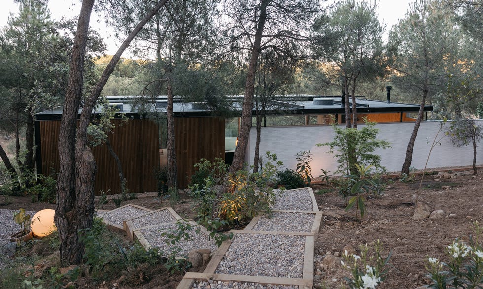 casa modular en el bosque