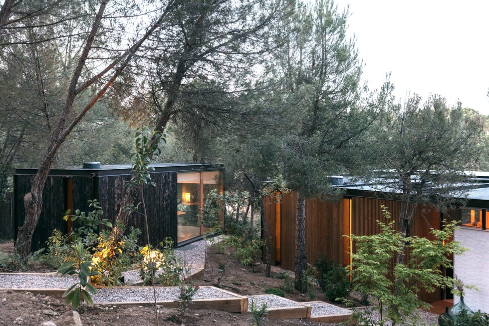 casa modular en el bosque