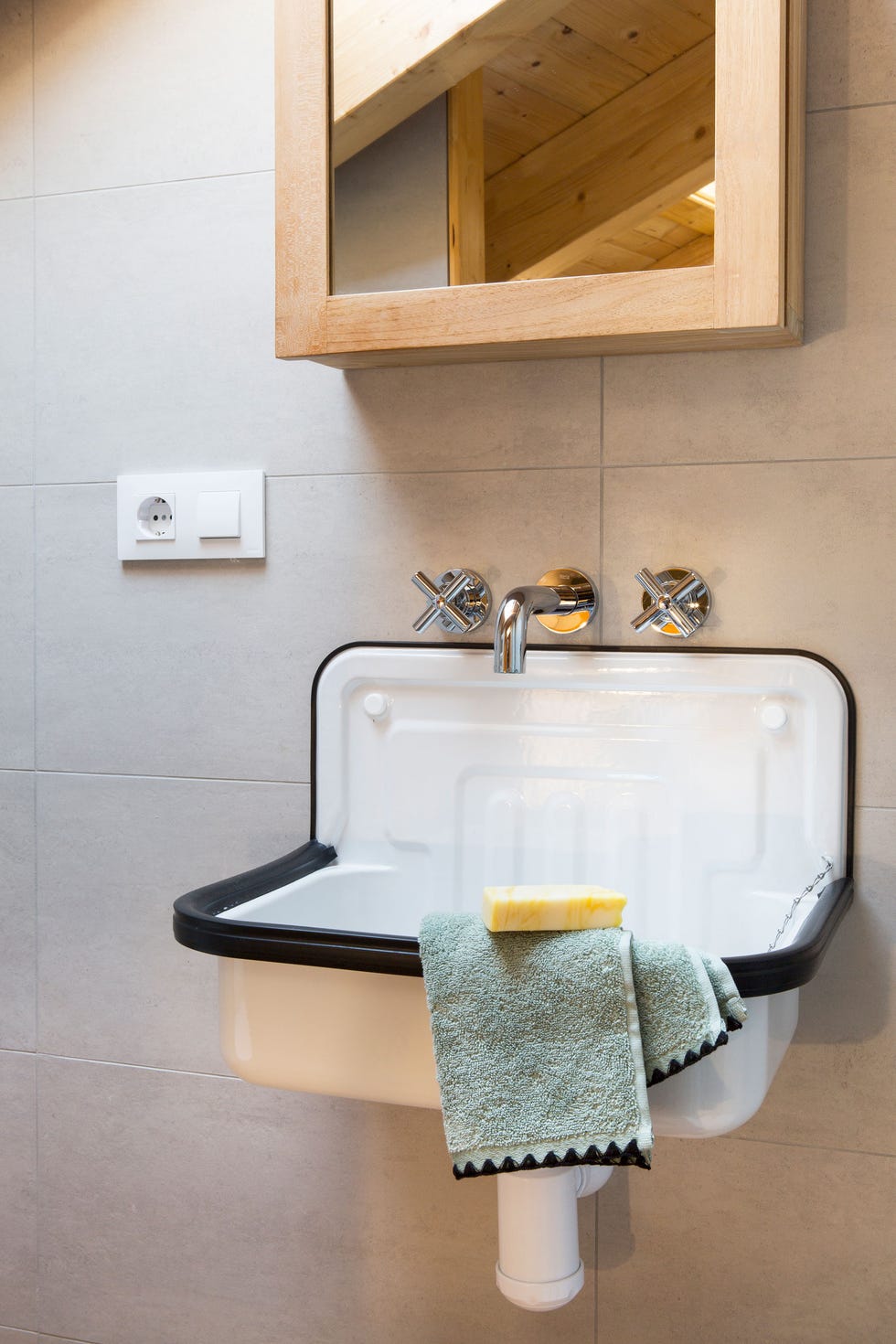 lavabo de estilo industrial