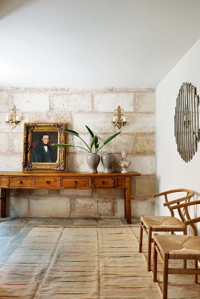 Mueble para decorar el recibidor en Mallorca