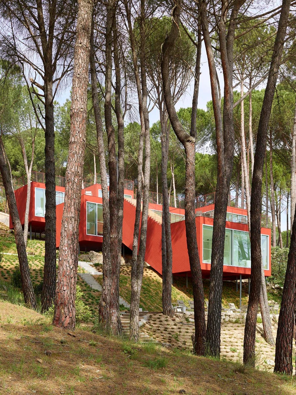 casa en rojo es una ha sido premiada por su arquitectura
