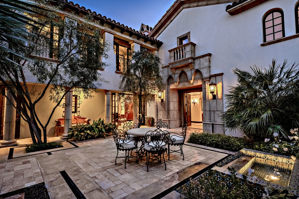 terraza de estilo toscano