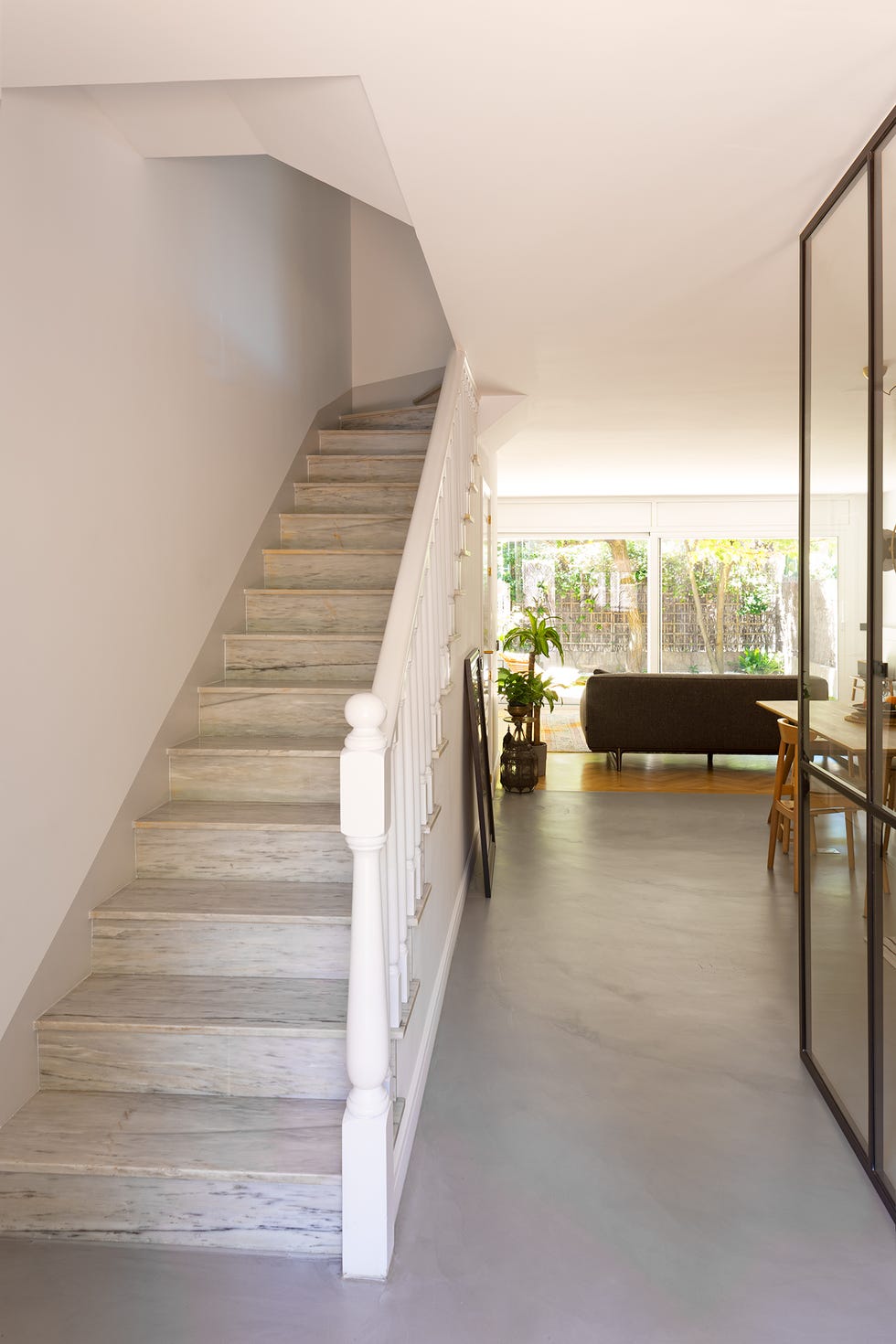 escalera de mármol