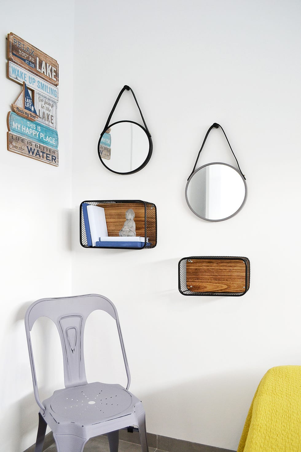 Decoración de estilo playero en el dormitorio