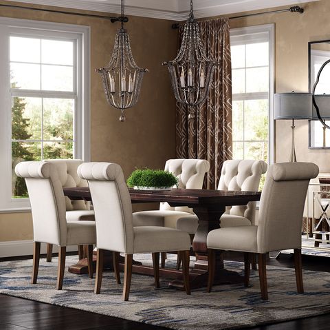 Room, Furniture, Dining room, Living room, Interior design, Table, Property, Building, Chair, Kitchen & dining room table, 