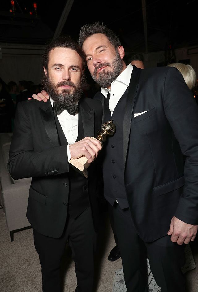 Casey Affleck with brother Ben Affleck at the Oscars