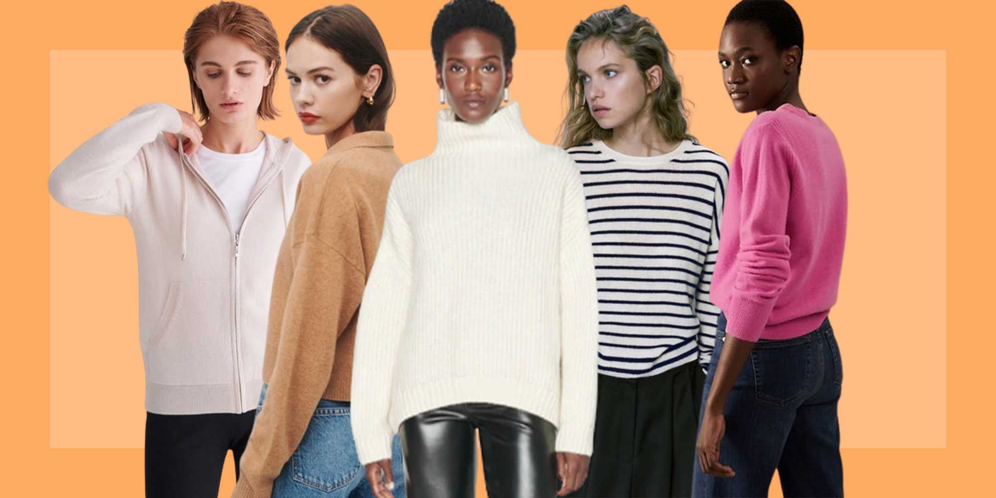 Stylish cashmere jumpers to shop now