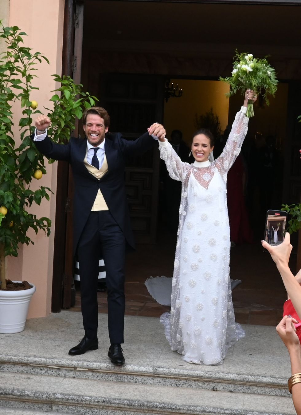 during wedding casilda aguilera sagarminaga in sotogrande 02 july 2022