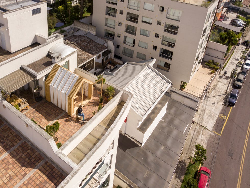 casita extensible de diseño para la terraza
