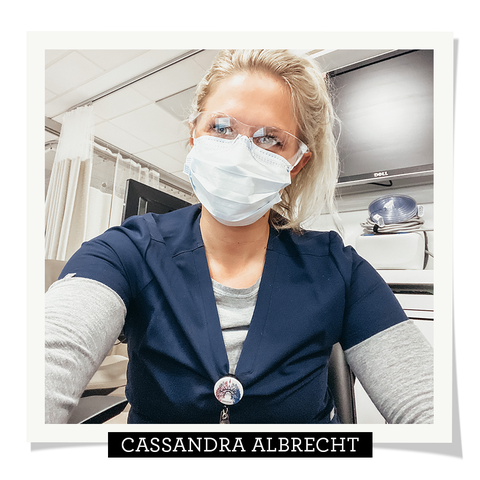 healthcare worker cassandra albrecht