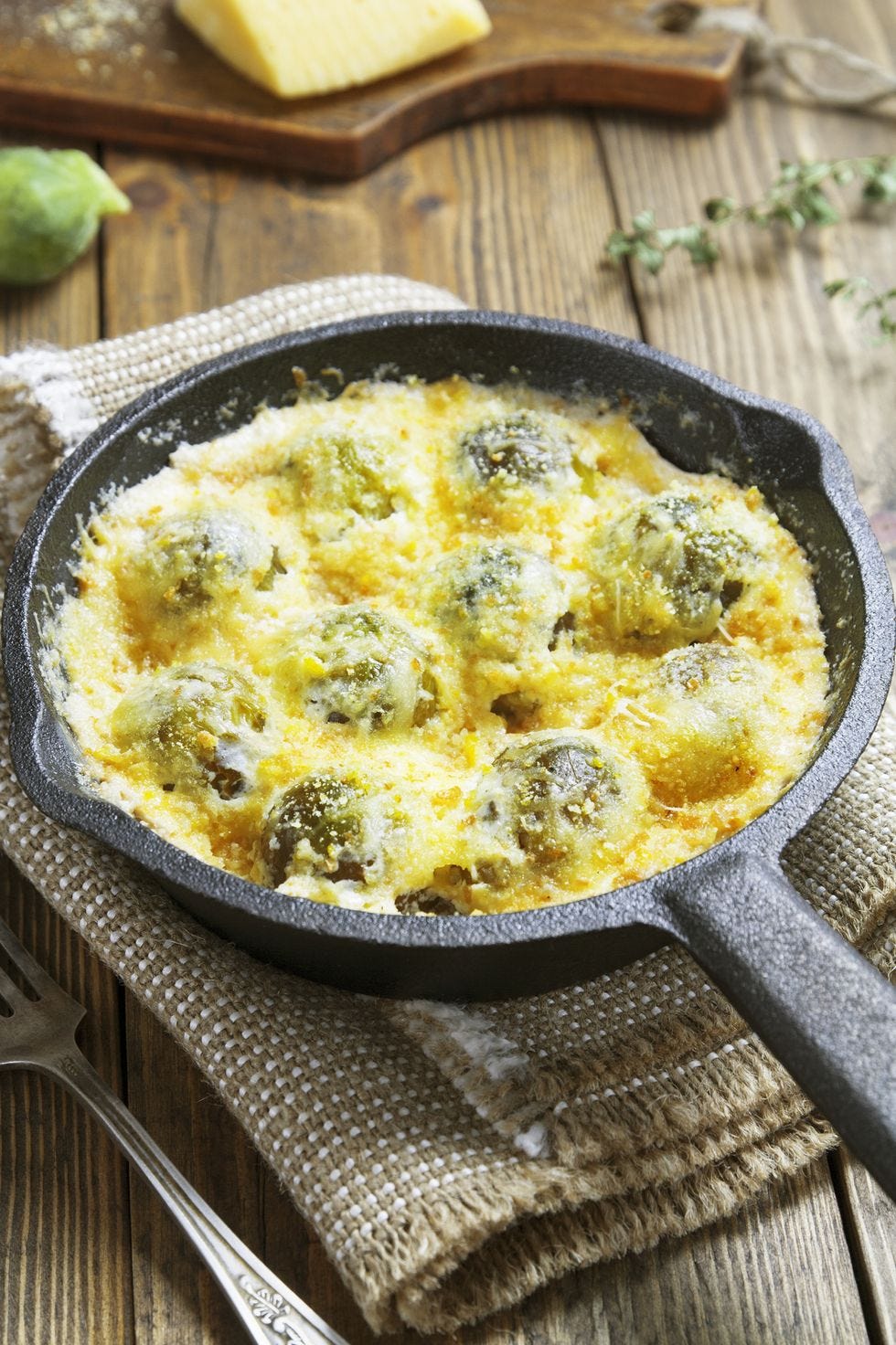 Easy Keto Side Dishes - Brussels Sprouts Bacon Casserole