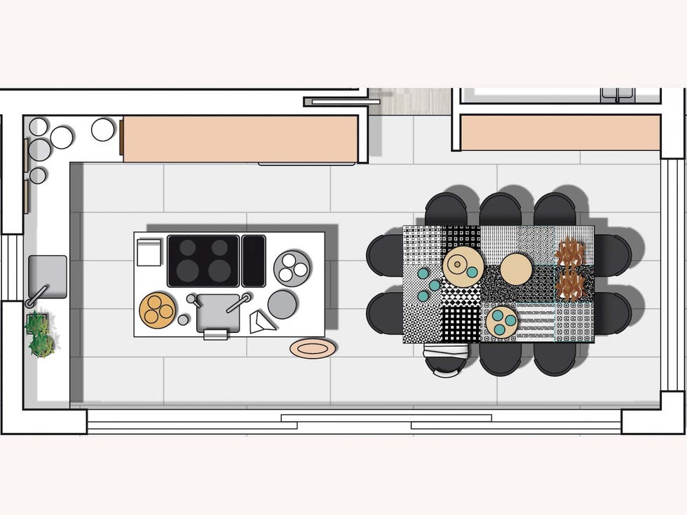 Plano de la cocina