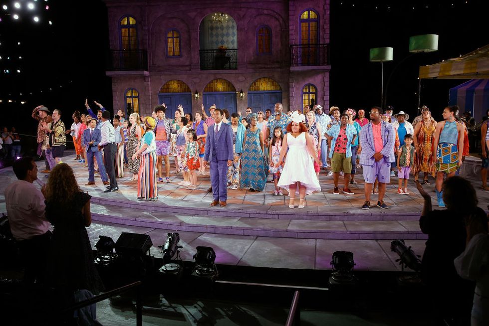 shakespeare in the park's "twelfth night" opening night