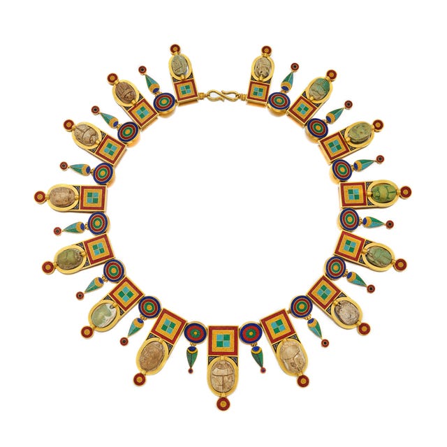 Rare Egyptian Revival Jewels on Sale December 2022 at Sothebys