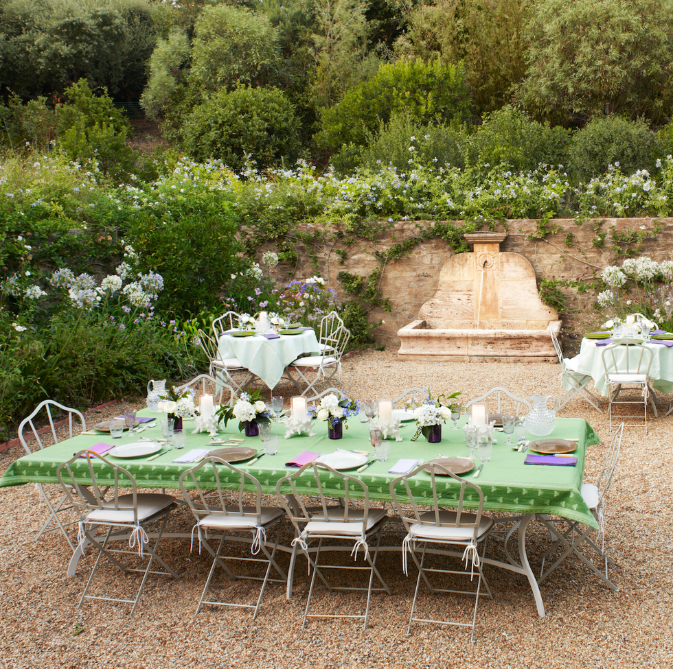 castellini best french gardens table veranda