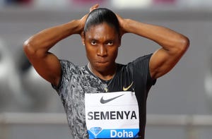 Caster Semenya, en la Diamond League de Doha 2019