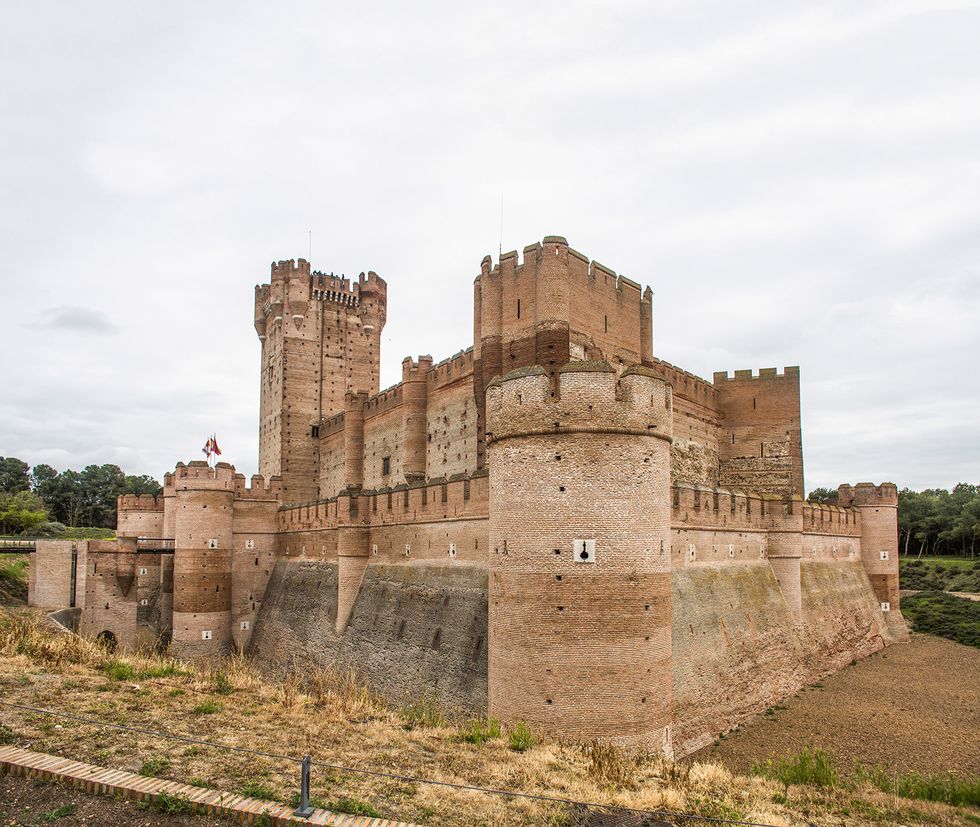 castillos medievales castillo de la mota