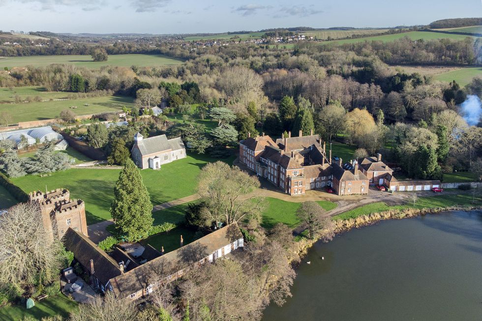 wing in need of renovation at lullingstone castle for sale