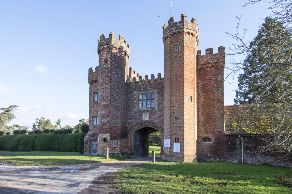 wing in need of renovation at  lullingstone castle for sale