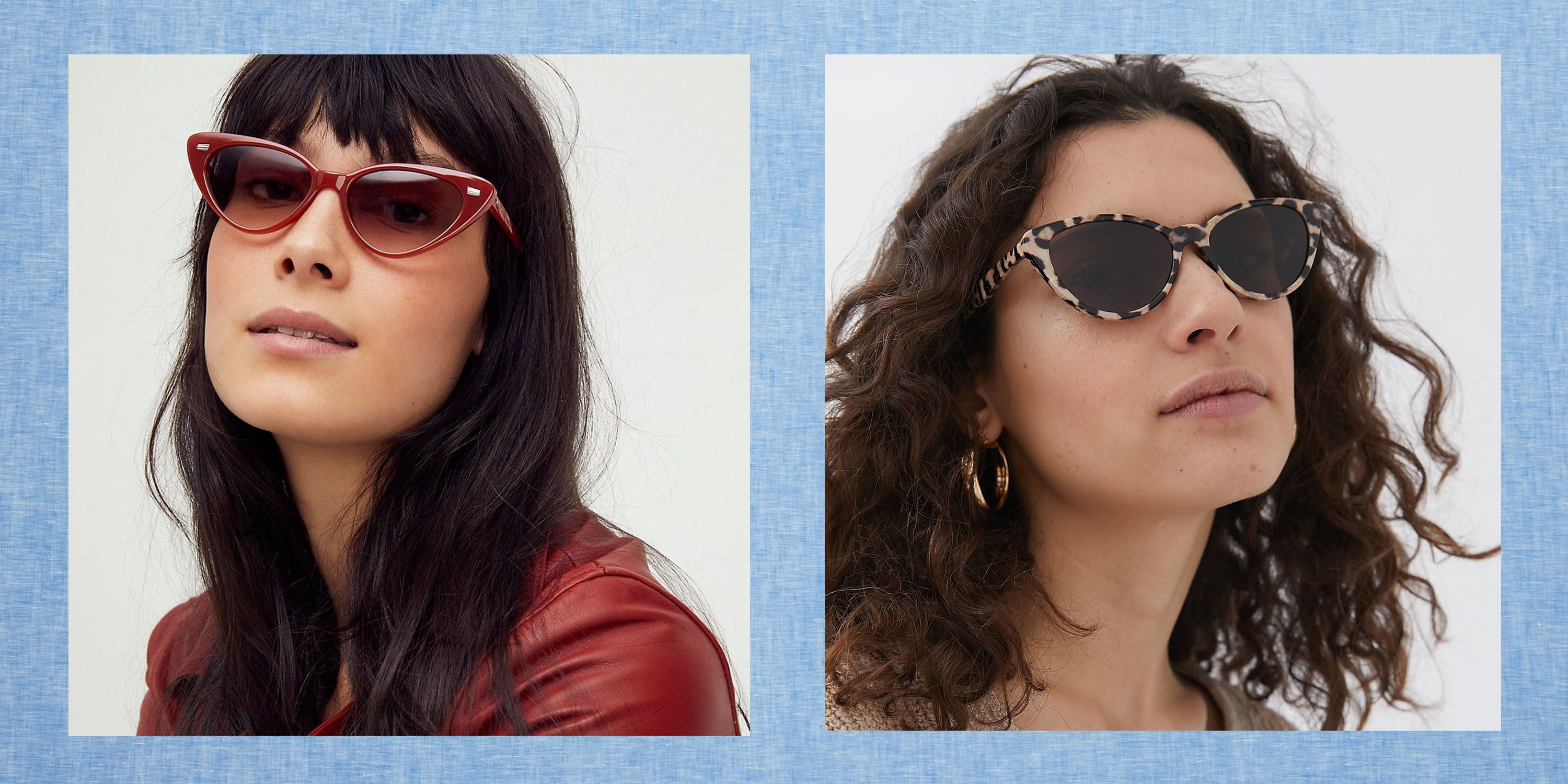 Amazon.com: Classic Vintage Retro Rockabilly 80s 90s Fashion Womens Cat Eye  Sunglasses : Clothing, Shoes & Jewelry