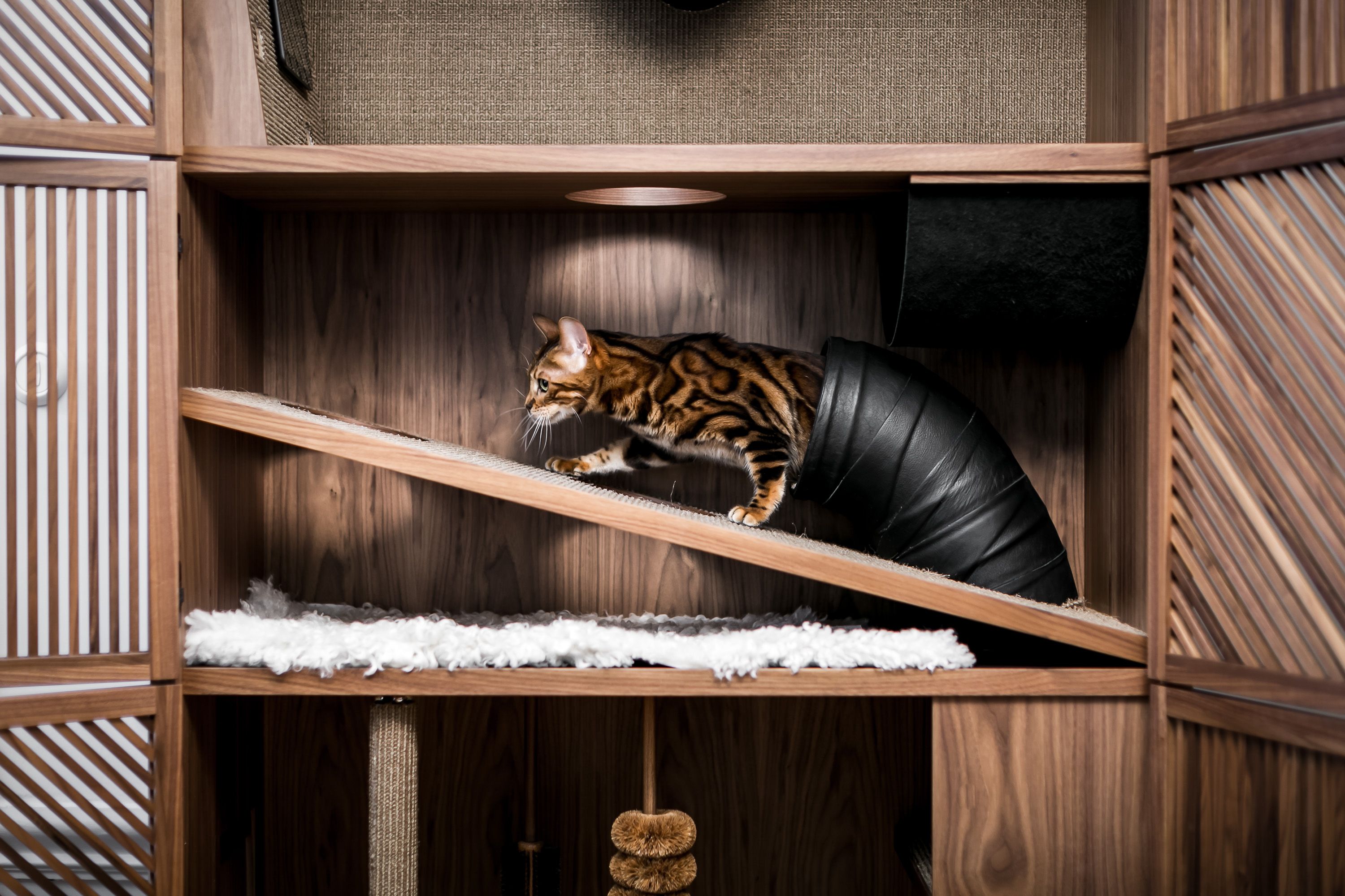 Дом для кошки в шкафу