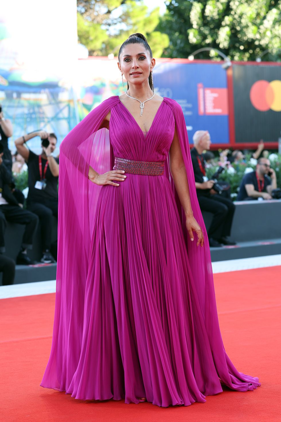 venice, italy september 08 patroness of the festival caterina murino attends a red carpet for the movie hors saison out of season at the 80th venice international film festival on september 08, 2023 in venice, italy photo by vittorio zunino celottogetty images