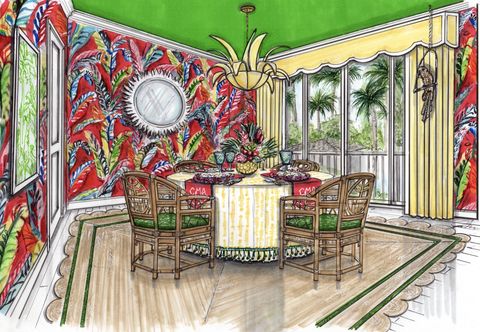 catherine austin dining room kips bay palm beach 2022