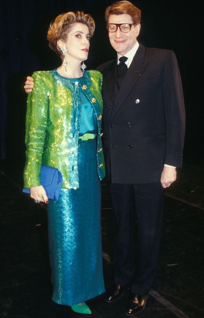 Yves saint laurent et catherine outlet deneuve