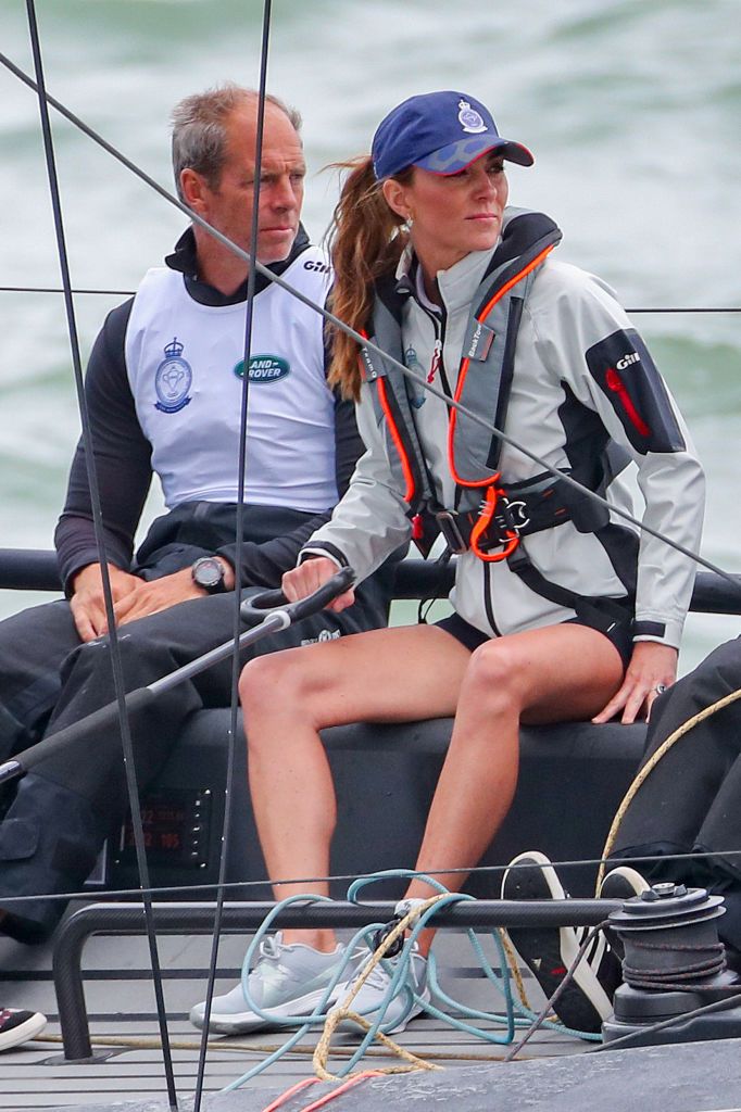 The Duchess of Cambridge's nautical outfit at The King's Cup regatta