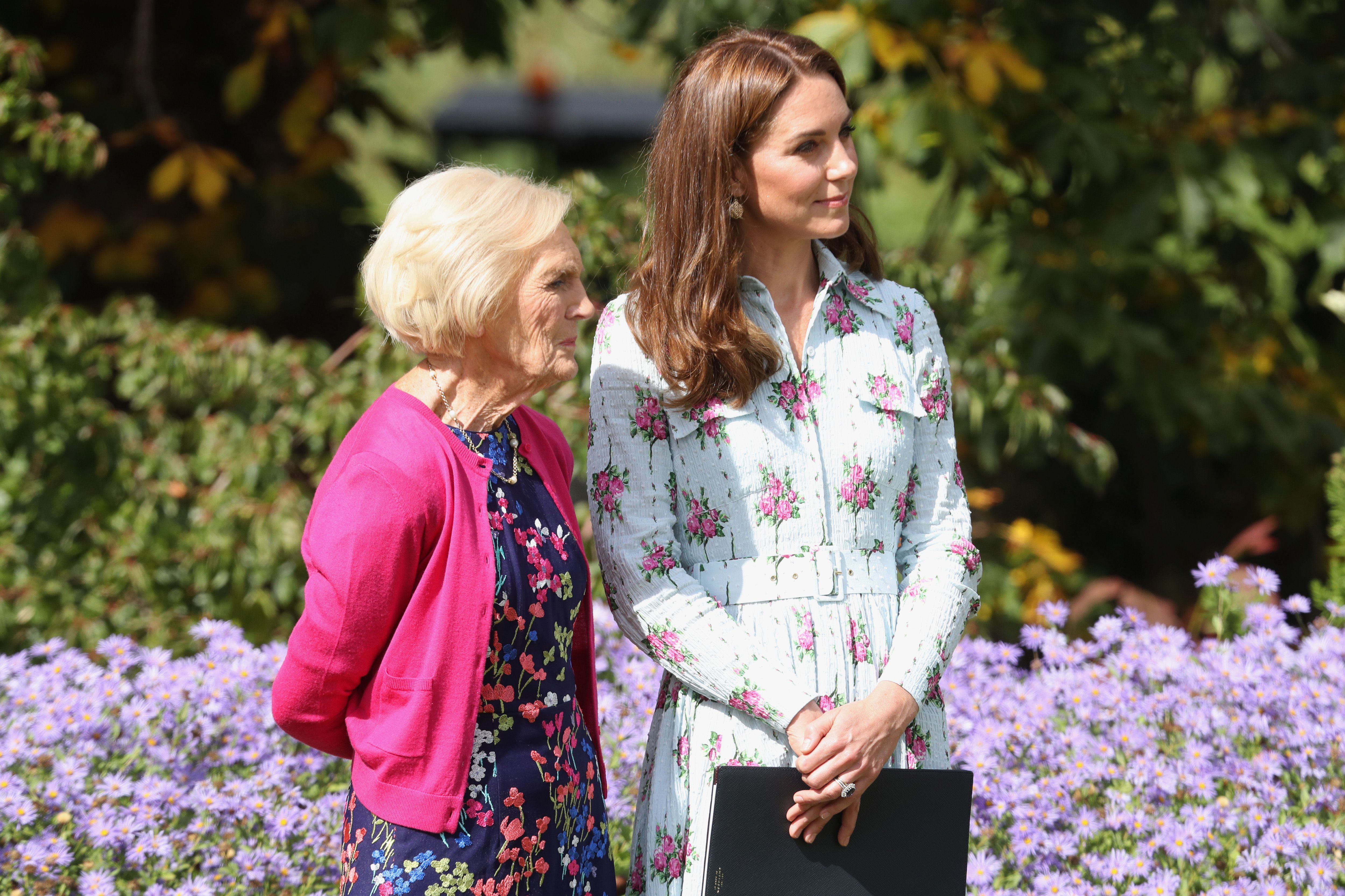 The Duchess of Cambridge floral Emilia Wickstead dress