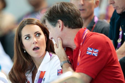 kate middleton Olympics Day 13 - Synchronised Swimming