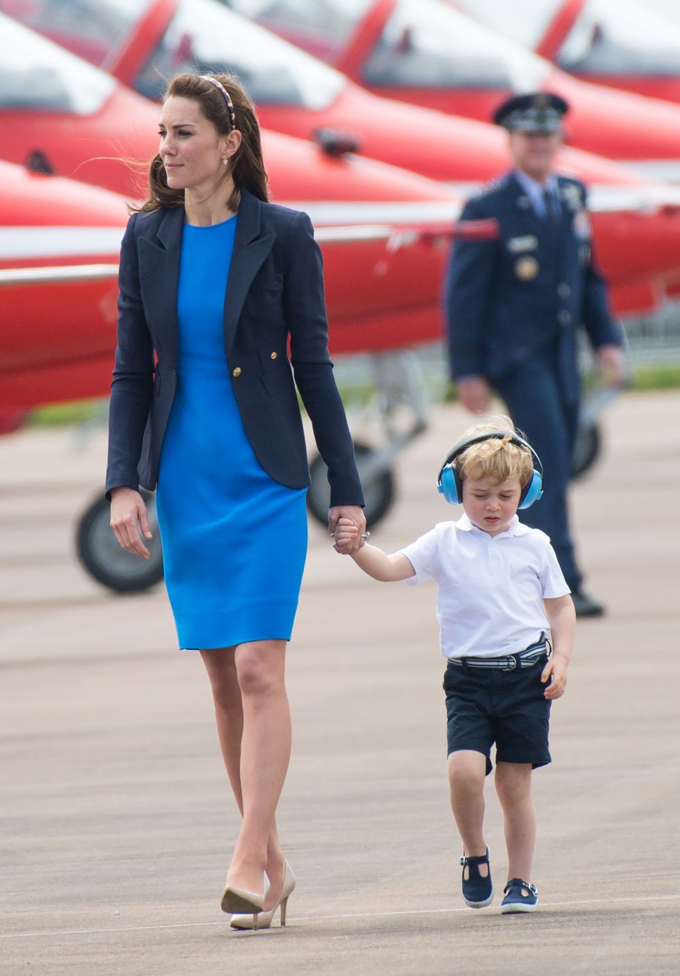 the duke  duchess of cambridge visit the royal international air tattoo