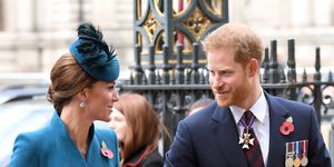 duchess of cambridge and duke of sussex attend anzac day service