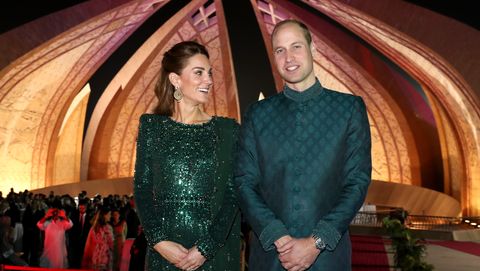 preview for The Duke and Duchess of Cambridge Arrive at a Reception at the Pakistan Monument